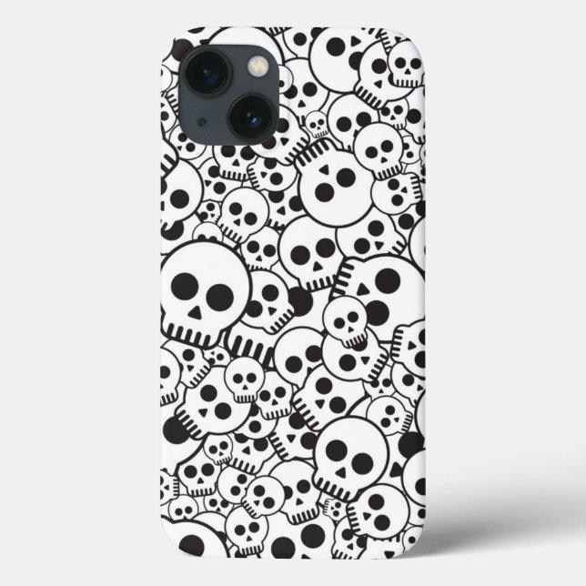 Pattern with skulls Case-Mate iPhone case (Back)