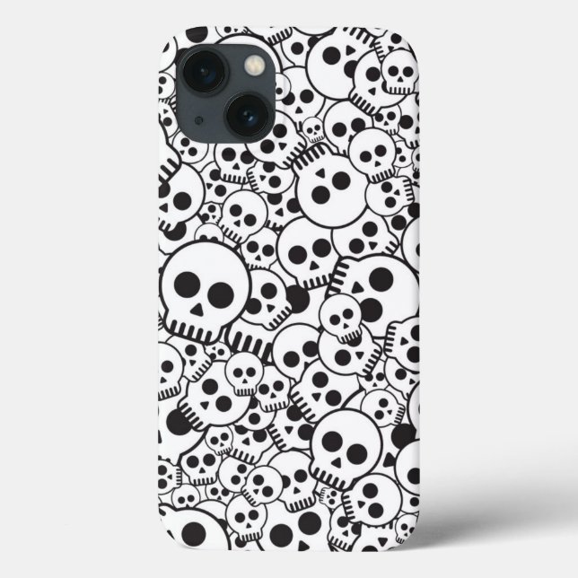 Pattern with skulls Case-Mate iPhone case (Back)