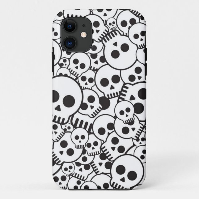 Pattern with skulls Case-Mate iPhone case (Back)