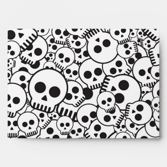 Pattern with skulls envelope (Front)