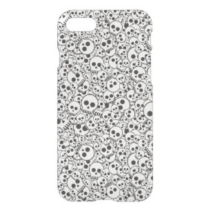 Pattern with skulls iPhone SE/8/7 case