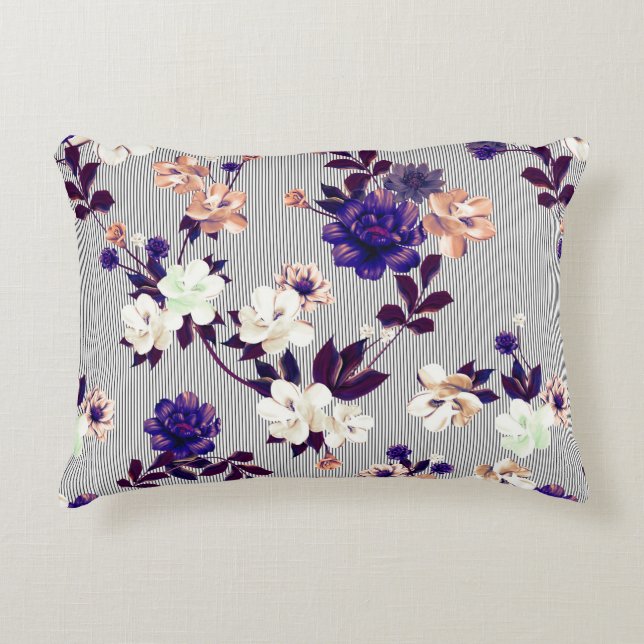 Pattern with spring flowers Pattern with spring fl Accent Pillow (Front)