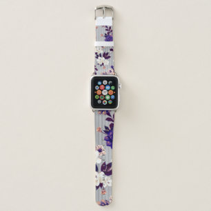 Pattern with spring flowers Pattern with spring fl Apple Watch Band
