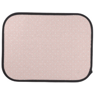 Pattern with white polka dots 2 car floor mat