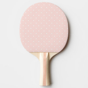 Pattern with white polka dots 2 Ping-Pong paddle