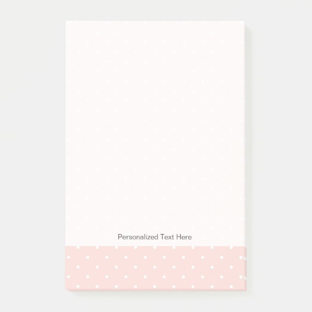 Pattern with white polka dots 2 post-it notes (Front)
