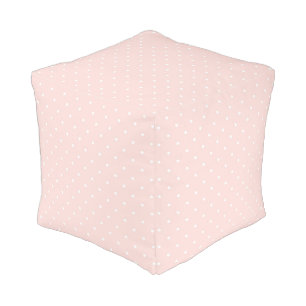 Pattern with white polka dots 2 pouf