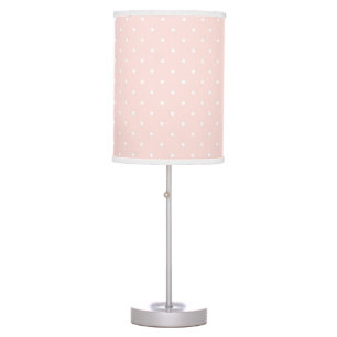Pattern with white polka dots 2 table lamp