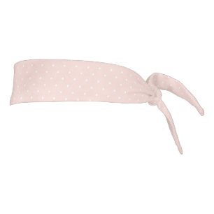 Pattern with white polka dots 2 tie headband