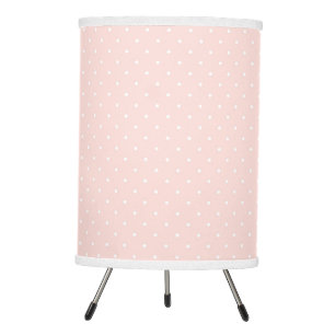Pattern with white polka dots 2 tripod lamp