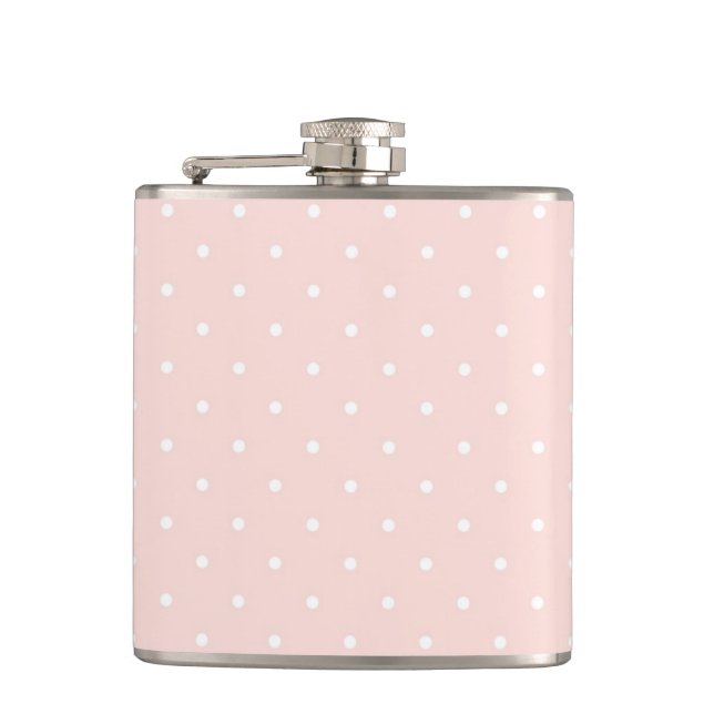 Pattern with white polka dots flask (Front)