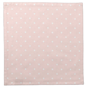 Pattern with white polka dots napkin