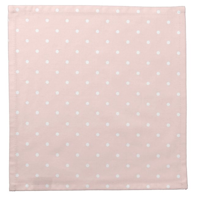Pattern with white polka dots napkin (Front)