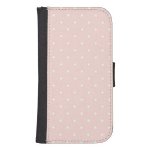Pattern with white polka dots samsung s4 wallet case