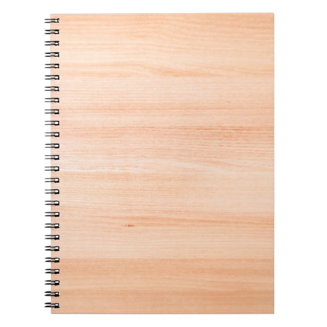 Pattern wood retro wooden surface notebook (Front)