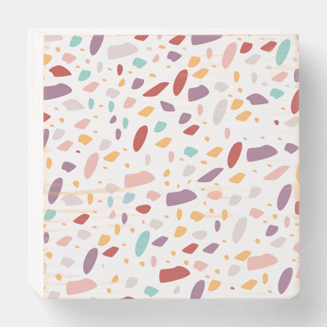 pattern wooden box sign (Front Horizontal)