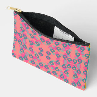 patterned accessory pouch