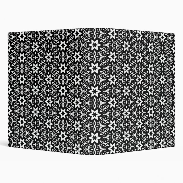 Patterned All Over 05 3 Ring Binder (Background)