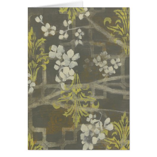 Patterned Blossom Branch I Cards (Front)