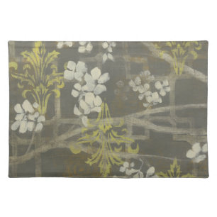 Patterned Blossom Branch I Cloth Placemat