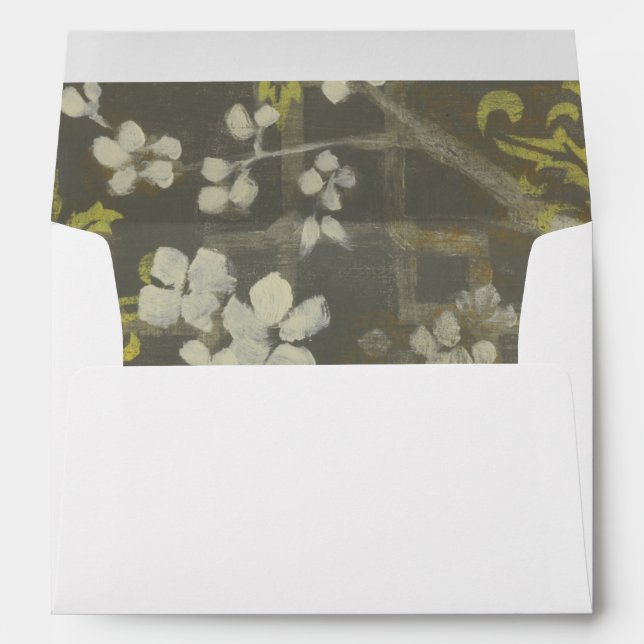 Patterned Blossom Branch I Envelope (Back (Bottom))