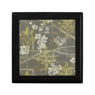 Patterned Blossom Branch I Keepsake Box