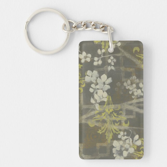 Patterned Blossom Branch I Keychain (Front)
