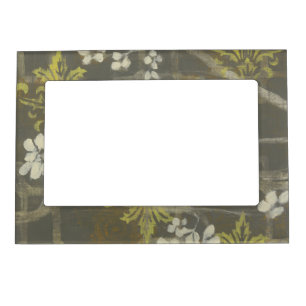 Patterned Blossom Branch I Magnetic Frame