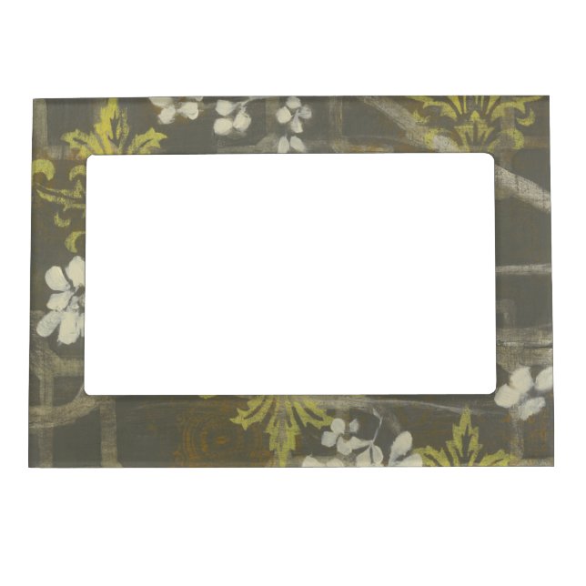 Patterned Blossom Branch I Magnetic Frame (Front)