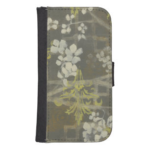 Patterned Blossom Branch I Galaxy S4 Wallet Case