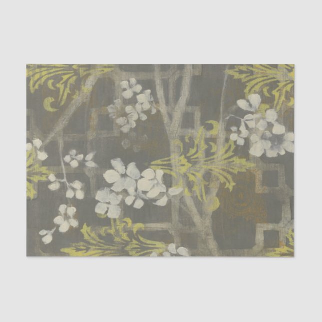 Patterned Blossom Branch I Tissue Paper (Front)