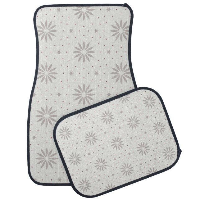 Patterned Car Floor Mat (Set)