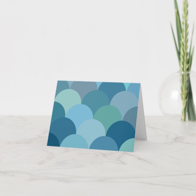 Patterned Circles Card (Front)