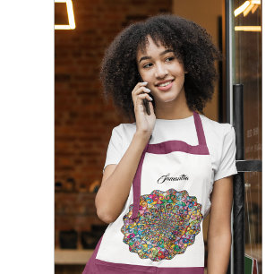 Patterned Custom Artist Apron