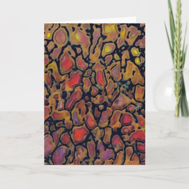 Patterned Dinosaur Bone Card (Front)