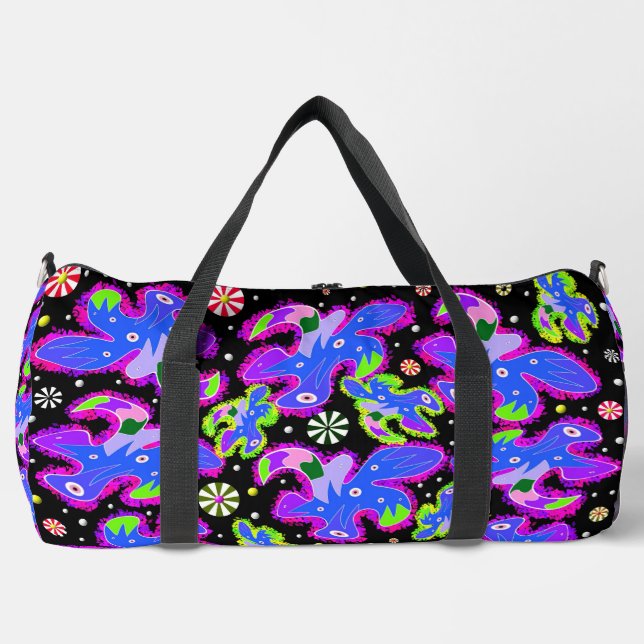 Patterned Duffle Bag (Front)