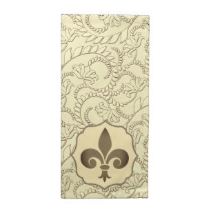Patterned Fleur de lis Napkin