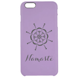 Patterned Floral Clear iPhone 6 Plus Case