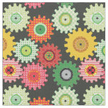 Patterned Gears Fabric