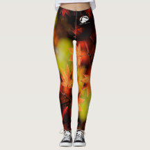 Patterned Leggings - White B&B Logo