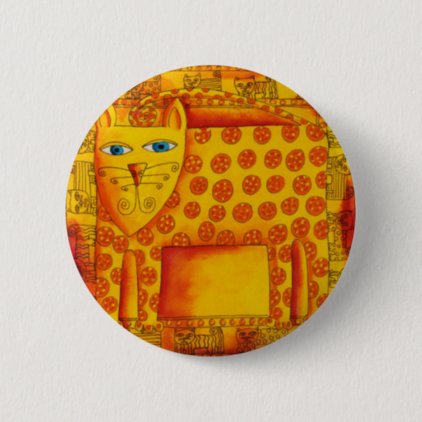 Patterned Leopard Button