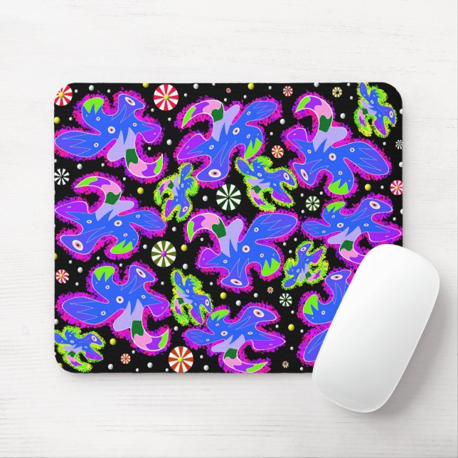 Patterned Mouse Pad (With Mouse)