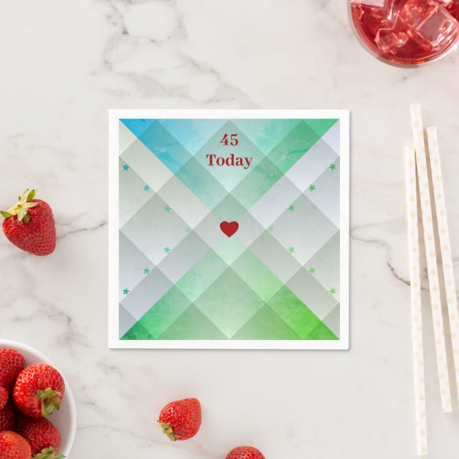 Patterned  napkins (Insitu)
