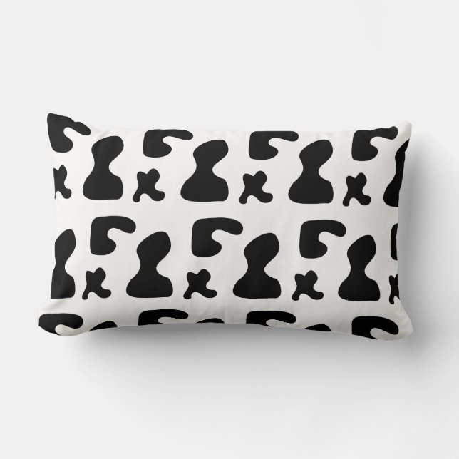 Patterned Polyester throw pillow (Front)
