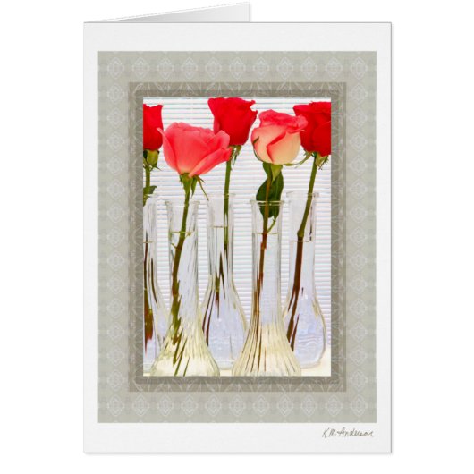 Patterned rose (right) cards (Front)