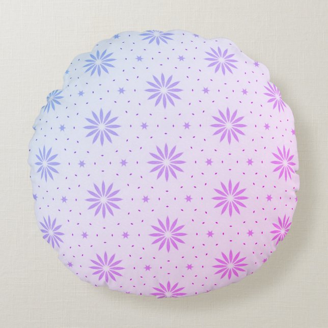 Patterned Round Pillow (Front)