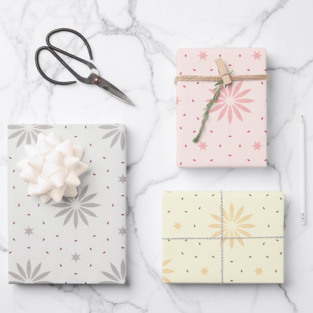 Patterned Wrapping Paper Sheets (Front)
