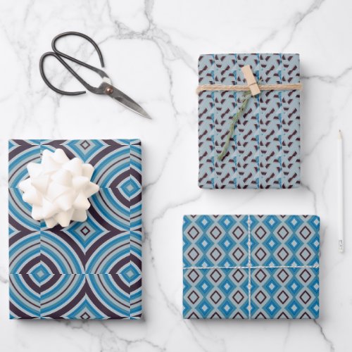 Patterned Wrapping Paper Sheets