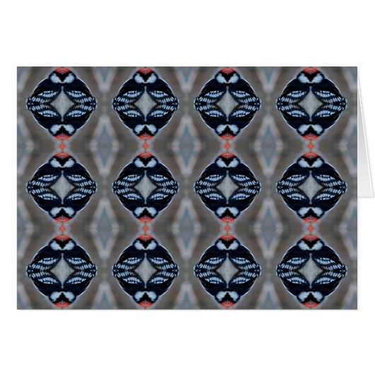 Patternized Male Downy Woodpecker (Front Horizontal)