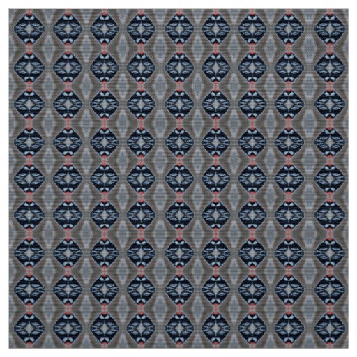 Patternized Male Downy Woodpecker Fabric